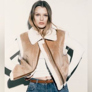 Zara double faced vest